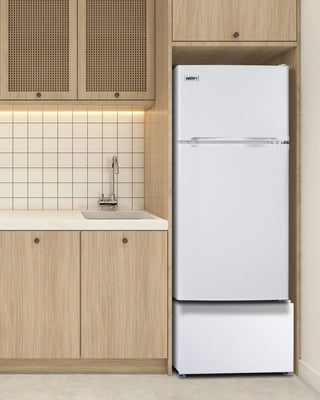Summit PED12W Refrigerator Pedestal Stand, White, 13.25" Height 