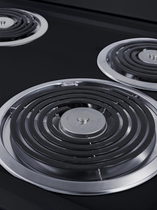 Summit PROEL24SS 24" Wide Electric Coil Range in Stainless Steel, 4 Burner Range