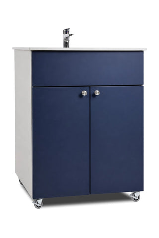 Summit PWS25MN 24" Wide Portable Hand Wash Station in Blue