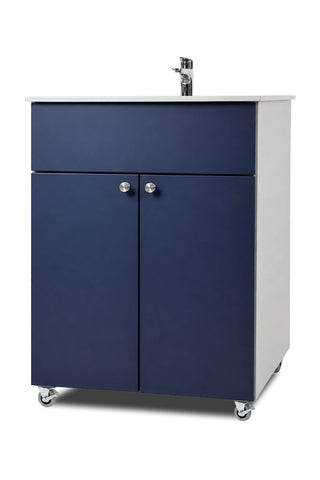 Summit PWS25MN 24" Wide Portable Hand Wash Station in Blue