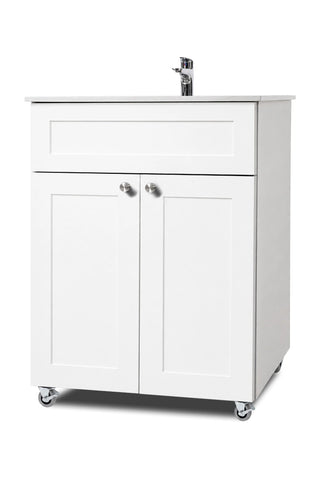 Summit PWS25WH 24" Wide Portable Hand Wash Station in White