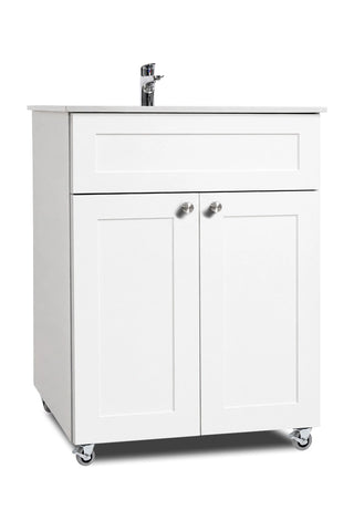 Summit PWS25WH 24" Wide Portable Hand Wash Station in White