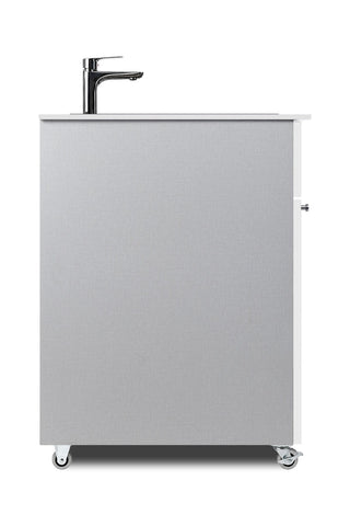 Summit PWS25WH 24" Wide Portable Hand Wash Station in White
