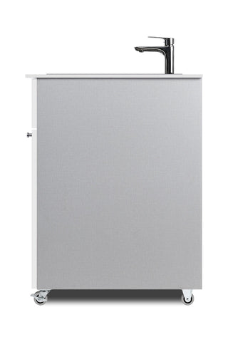 Summit PWS25WH 24" Wide Portable Hand Wash Station in White