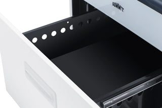 Summit REN20W2 20" Wide Induction Range Freestanding Slide-In, ENERGY STAR with Convection in White