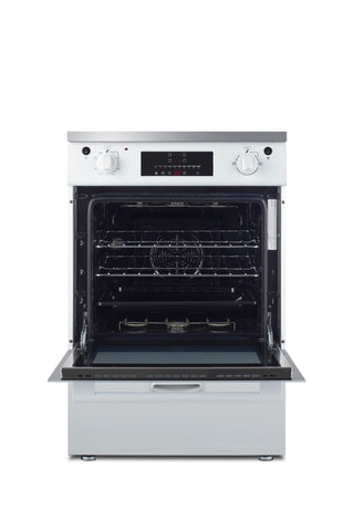 Summit REN24W5 24" Wide Induction Range Freestanding Slide-In, ENERGY STAR with Convection in White