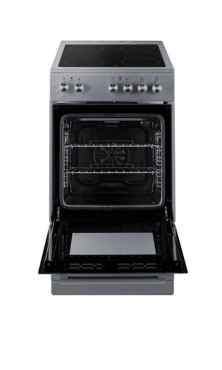 Summit REXT20SS 20" Wide Electric Smooth-Top Range with Convection in Stainless Steel