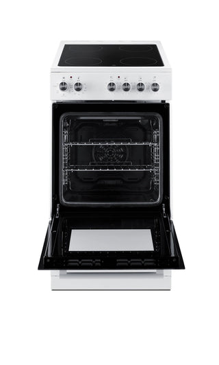 Summit REXT20W 20" Wide Electric Smooth-Top Range with Convection in White