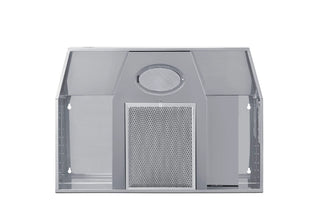 Summit RGH24RSS 24" Wide Gas Range and Convertible Hood Set in Stainless Steel