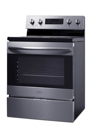 Summit RKCOIL309SS 30" Wide Electric Coil Range with Steam Clean in Stainless Steel