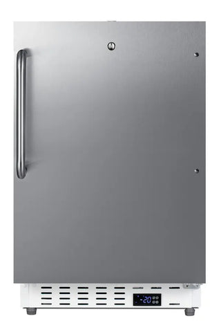 Summit SCF505SSTBADA 20" Wide ADA Height Built-In Commercial All-Freezer with Stainless Steel Door, 2.47 cu.ft.