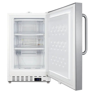 Summit SCF505SSTBADA 20" Wide ADA Height Built-In Commercial All-Freezer with Stainless Steel Door, 2.47 cu.ft.
