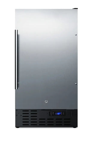 Summit SCFF1842CSSADA 18" Wide ADA Height Built-In All-Freezer with Stainless Steel Exterior, 2.7 cu.ft.