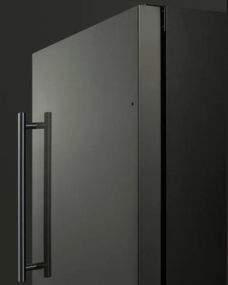 Summit SCFF1842KS 18" Wide Built-In All-Freezer with Black Stainless Steel Door, 2.7 cu.ft.