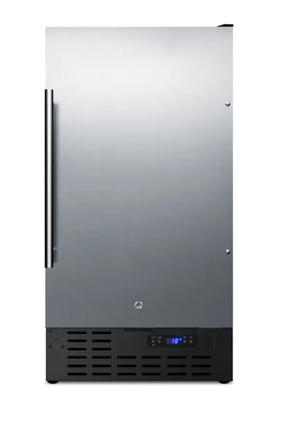 Summit SCFF1842SSADA 18" Wide ADA Height Built-In All-Freezer with Stainless Steel Door, 2.7 cu.ft.