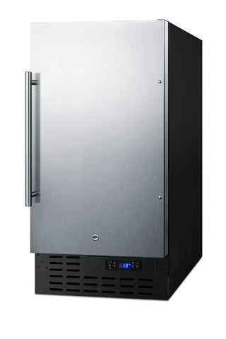Summit SCFF1842SSADA 18" Wide ADA Height Built-In All-Freezer with Stainless Steel Door, 2.7 cu.ft.