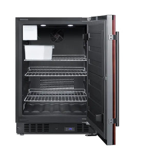 Summit SCFF53BIFIM 24" Wide Built-In All-Freezer, with Factory-Installed Icemaker, 4.72 cu.ft., (Panel Not Included)