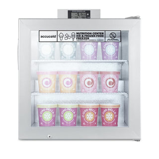 Summit SCFU386NZ 24" Compact All-Freezer Nutrition Center Series with NIST Calibrated Thermometer, 2.0 cu.ft.