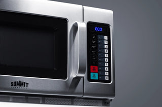Summit SCM2100M2 23" Wide Countertop Microwave, Commercial Dual Magnetron 2100W in Stainless Steel