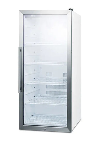 Summit SCR1006 22" Wide Beverage Center with Glass Door, 9.0 cu.ft.