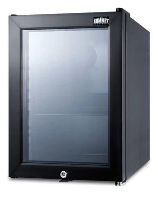 Summit SCR114L 14" Compact Beverage Center with Glass Door, 0.85 cu.ft.
