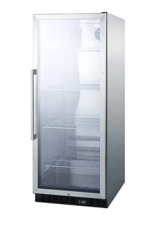 Summit SCR1156CSS 24" Wide Commercial Beverage Center with Stainless Steel Wrapped Cabinet, 11.0 cu.ft.