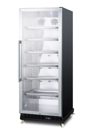 Summit SCR1156RI 24" Wide Mini Reach-In Beverage Center with Factory-Installed Dolly, 11.0 cu.ft.