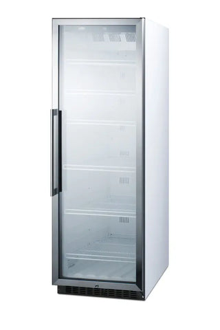 Summit SCR1400W 24" Wide Commercial Beverage Center with Glass Door, 12.6 cu.ft.
