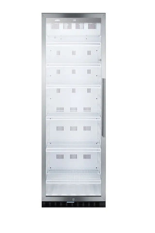 Summit SCR1400WLH 24" Wide Commercial Beverage Center with Left Hand Door Swing, 12.6 cu.ft.