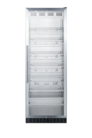 Summit SCR1401 24" Wide Commercial Beverage Center with Stainless Steel Interior, 12.6 cu.ft.