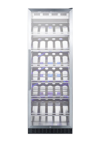 Summit SCR1401CHCSS 24" Wide Single Zone Commercial Beverage Center, 12.6 cu.ft.