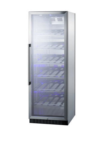 Summit SCR1401CHCSS 24" Wide Single Zone Commercial Beverage Center, 12.6 cu.ft.