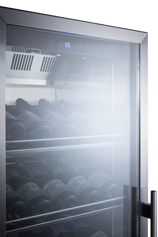 Summit SCR1401LHCHCSS 24" Wide Single Zone Commercial Beverage Center, 12.6 cu.ft., Stainless Steel