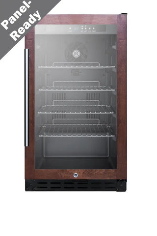 Summit SCR1841BPNRADA 18" Wide ADA Height Built-In Beverage Center with Panel-Ready Door Trim, 2.7 cu.ft., (Panel Not Included) 