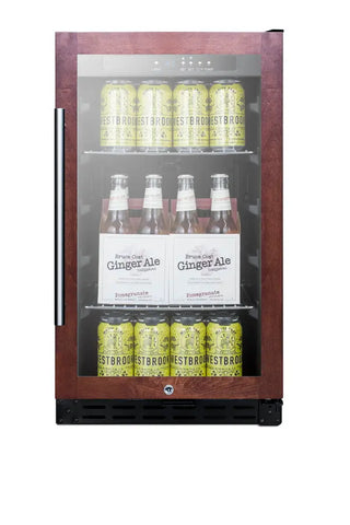 Summit SCR1841BPNRADA 18" Wide ADA Height Built-In Beverage Center with Panel-Ready Door Trim, 2.7 cu.ft., (Panel Not Included) 