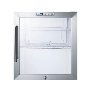 Summit SCR215L 17" Compact Beverage Center with Glass Door, 1.7 cu.ft.