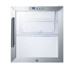 Summit SCR215LCSS 17" Compact Beverage Center with Stainless Steel Wrapped Cabinet, 1.7 cu.ft.