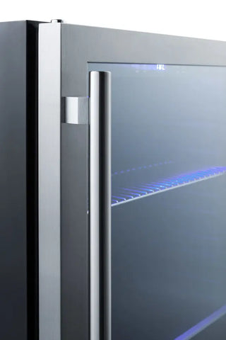 Summit SCR2466BCSS 24" Wide Built-In Beverage Cooler with Stainless Steel Cabinet, Dual-Purpose Design