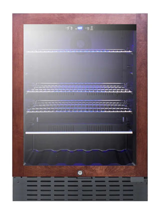 Summit SCR2466BPNR 24" Wide Built-In Beverage Cooler with Panel-Ready Door Trim, Dual-Purpose Design, (Panel Not Included) 