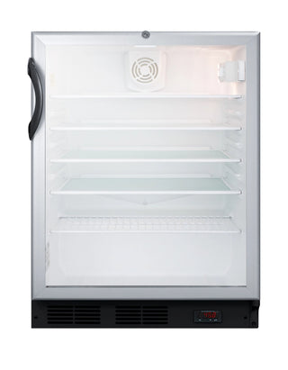 Summit SCR600BGLDTPUBADA 24" Wide ADA Compliant Freestanding Craft Beverage Center, Black 