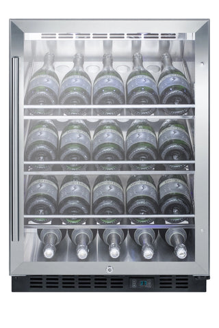 Summit SCR600BGLDTPUBADA 24" Wide Single Zone Built-In Commercial Beverage Cellar, 5.0 cu.ft.