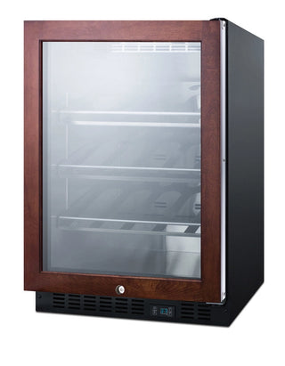 Summit SCR610BLCHPNR 24" Wide Single Zone Built-In Commercial Beverage Cellar, 5.0 cu.ft., Panel-Ready
