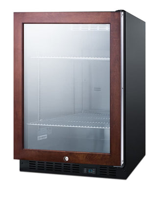 Summit SCR610BLPNR 24" Wide Built-In Beverage Center with Panel-Ready Door, 5.0 cu.ft.,  (Panel Not Included)