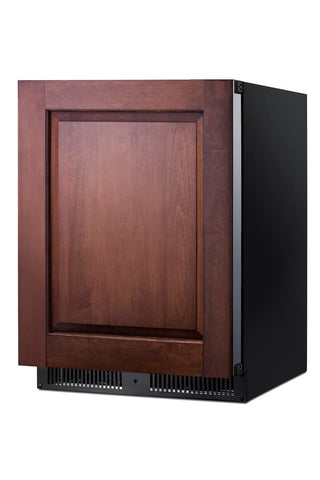 Summit SCR610BLSDIF 24" Wide Built-In Beverage Center with Panel-Ready Solid Door, 5.0 cu.ft., (Panel Not Included) 