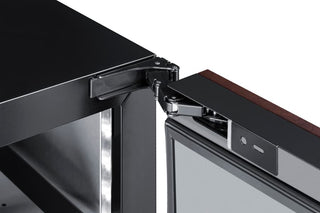 Summit SCR610BLSDIF 24" beverage center panel-ready dimension specifications diagram