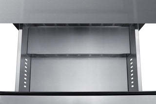 Summit SDHDR2446 24" Wide 2-Drawer All-Refrigerator, Stainless Steel, 3.4 cu.ft. 