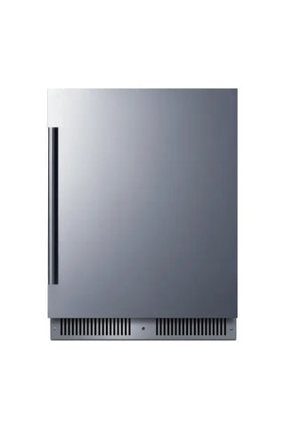 Summit SDHR2444 24" Wide Built-In All-Refrigerator, 3.3 cu.ft., Stainless Steel Door