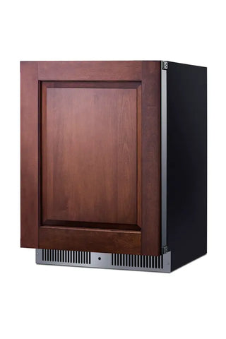 Summit SDHR2444PNR 24" Wide Built-In All-Refrigerator, Stainless Steel Panel-Ready Door, 3.1 cu.ft. (Panel Not Included)