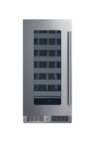 Summit SDHW1532LHD 15" Wide Built-In Beverage Cellar, 1.8 cu.ft., Left Hand Door