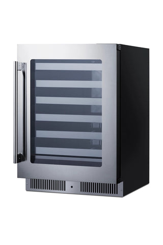 Summit SDHW2442 24" Wide Built-In Beverage Cellar, 3.25 cu.ft., Shallow Depth 18"